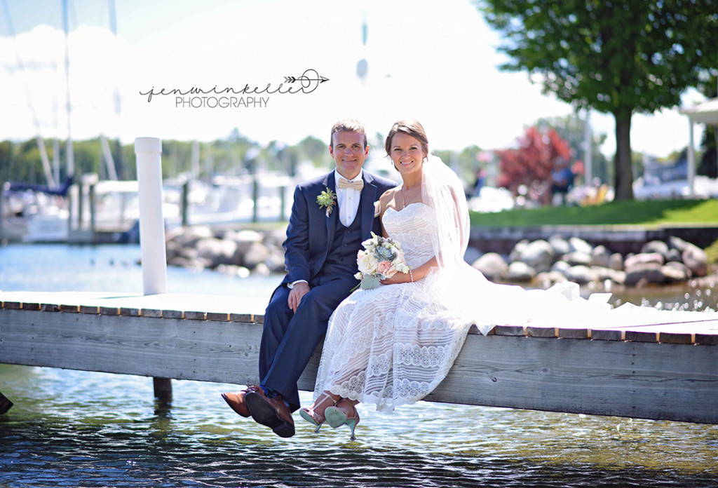 Harbor Springs Lake Michigan wedding